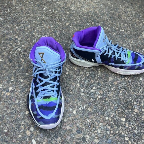 Nike Kyrie Infinity Multi Color Camo Aluminum Sail-Black CZ0204-400 Size 10.5 - Picture 13 of 14